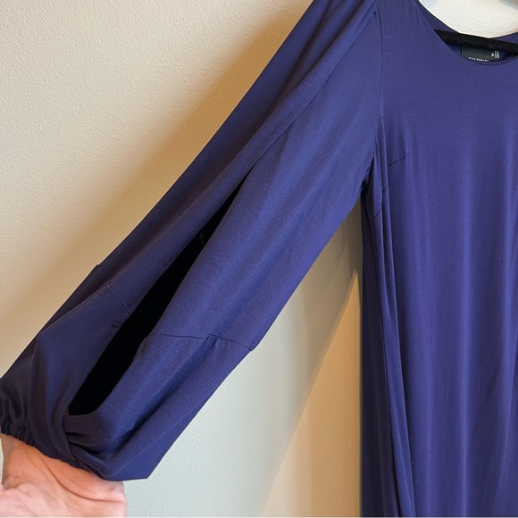 Cynthia Rowley Navy Blue Shift Dress with Open Arms, Size Medium - Picture 3 of 6